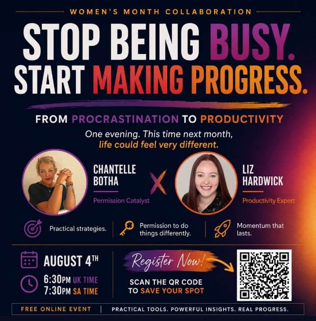 Stop Being Busy. Start Making Progress.