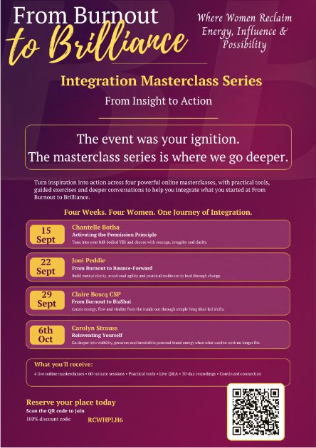 CAROLYN STRAUSS PRESENTS: The Reinvention Reset